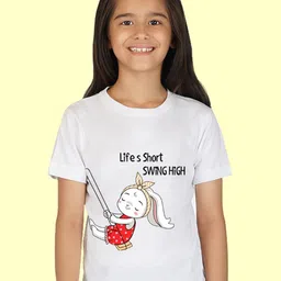 NUSYL Girls Graphic Printed T-shirt-image-73