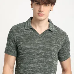 THE BEAR HOUSE Knitted Regular Fit Polo T-Shirt-picture-46
