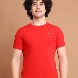 berry blues Half Sleeve Round Neck Cotton T-shirt-picture-15