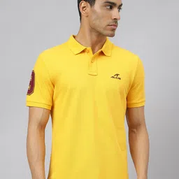Alcis Men Soft-Touch Regular-Fit Varsity Athleisure Polo T-Shirt-picture-22
