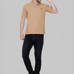 FLOSBERRY Stylish Men Embroidered Polo Collar T-shirt-picture-18