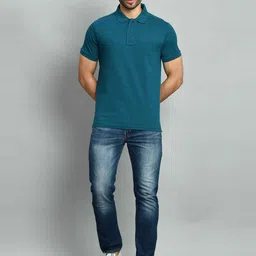 SQUIREHOOD Polo Collar Pique Cotton Casual T-shirt-picture-37