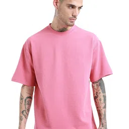 Banana Club Round Neck Drop Shoulder Sleeves Cotton Oversized T-shirt-picture-26