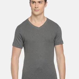 Macroman M-Series V-Neck Short Sleeves Pure Cotton T-shirt-picture-14