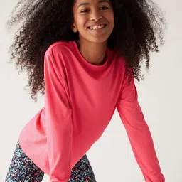 Marks & Spencer Girls Regular Fit Long Sleeves T-Shirt-picture-12