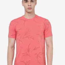 JADE BLUE Conversational Printed Pure Cotton Slim Fit T-shirt-picture-52