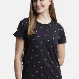 Jockey Cotton Printed Fabric Relaxed Fit Short Sleeve T-Shirt-image-57