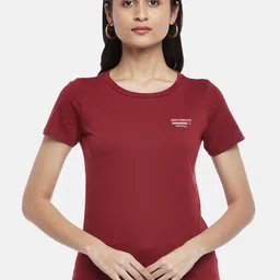 Honey by Pantaloons Women Maroon T-shirt-picture-36