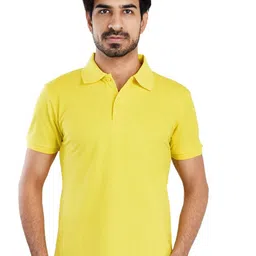 Clothe Funn Polo Collar Knitted Regular Fit T-shirt-image-40