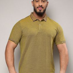 Instafab Plus Cotton Polo Collar T-shirt-picture-20