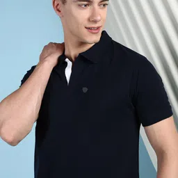 Lux Cozi Polo Collar Short Sleeves Casual T-shirt-image-66