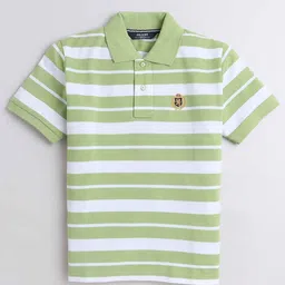 CELSIUS Boys Striped Polo Collar T-shirt-picture-30