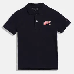 Tommy Hilfiger Boys Polo Collar Pure Cotton T-shirt-picture-34