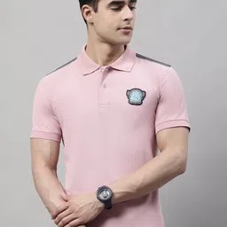Obaan Polo Collar Short Sleeves Polyester T-shirt-picture-10