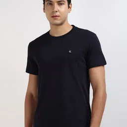 Calvin Klein Jeans Men Solid Round neck Cotton T-shirt-picture-27