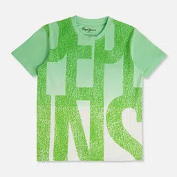 Pepe Jeans Boys Typography Printed Round Neck Pure Cotton T-shirt-picture-34