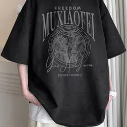StyleCast x Revolte Men Graphic Printed Round NeckOversized T-shirt-picture-26