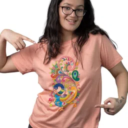 Tedhi Medhi Family Women Graphic Printed Round Neck Cotton T-shirt-picture-20