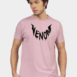 Greylongg Men Venom Graphic Printed Round Neck Cotton T-shirt-picture-14