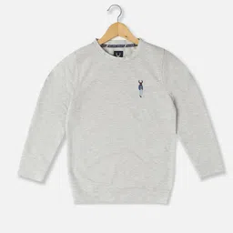 Allen Solly Junior Boys Solid Round Neck Cotton Tshirt-picture-18