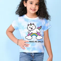 NUSYL Girls Tie and Dye Round Neck T-shirt-picture-21