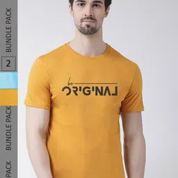 Friskers Pack Of 2 Printed Slim Fit Pure Cotton T-shirts-picture-25