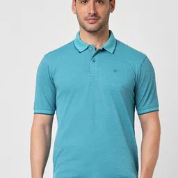 Peter England Polo Collar Regular Fit T-shirt-picture-15