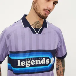 max URB_N Typography Printed Polo Collar T-shirt-picture-51