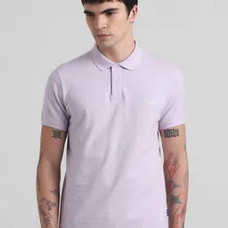 Jack & Jones Polo Collar Slim Fit Pure Cotton T-Shirt-picture-27