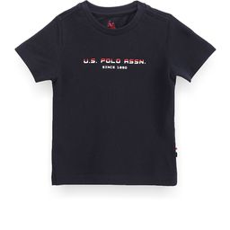 U.S. Polo Assn. Kids Boys Typography Printed Cotton T-shirt-picture-36