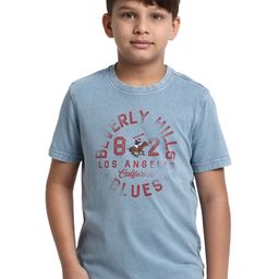Beverly Hills Polo Club Boys Printed Pure Cotton T-shirt-picture-38