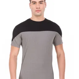 REDESIGN Colourblocked Round Neck Rapid-Dry T-shirt-picture-30