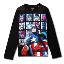 Wear Your Mind Avengers Printed Full Sleeve Casual T-shirt-picture-16