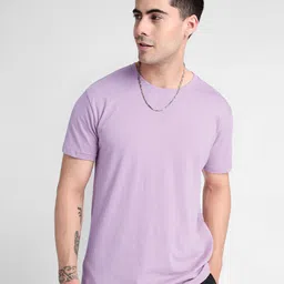 Beyoung Round Neck Short Sleeves Cotton Casual T-shirt-picture-29