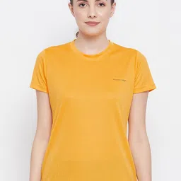 PRINCINN MEYER Women Mustard Yellow Dri-FIT T-shirt-picture-38