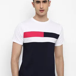 Bukkl Men Striped Pockets Slim Fit T-shirt-picture-15