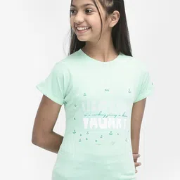 Crimsoune Club Girls Typography Printed Slim Fit T-shirt-picture-25