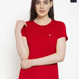 Friskers Pack Of 2 Round Neck Pure Cotton Slim Fit T-shirts-image-26