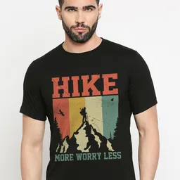 MOD ECRU Printed Round Neck Short Sleeves Cotton T-shirt-picture-18