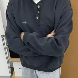 StyleCast Men Solid Cotton sweatshirt-picture-11