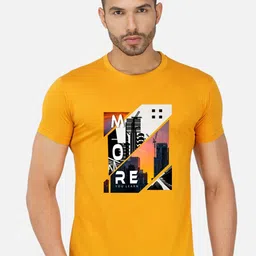 CHOZI Pack Of 2 Graphic Printed Cotton T-shirt image 2