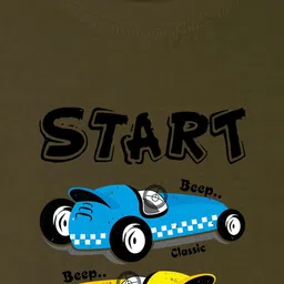 NUSYL Boys Typography Printed Cotton T-shirt image 3