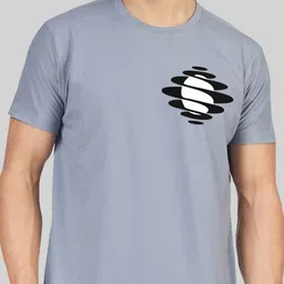 Greylongg Men Graphic Printed Round Neck Cotton T-shirt image 2