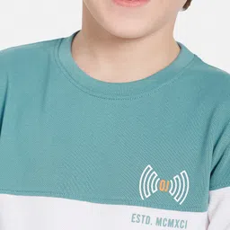 Octave Boys Colourblocked Cotton T-Shirt image 4
