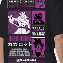 STATUS MANTRA Dragon Ball Z Printed Round Neck Regular T-shirt image 4
