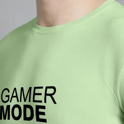 FBAR Typography Printed Round Neck Cotton Casual T-shirt image 2