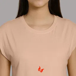 Friskers  Graphic Printed Round Neck Extended Sleeves Pure Cotton Tshirt image 3