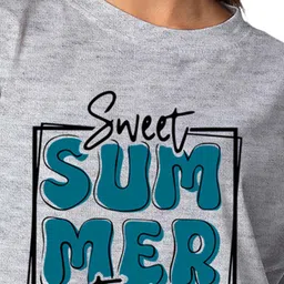 STATUS MANTRA Women Typography Printed Bio Finish Pockets T-shirt image 2