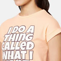 People Extended Sleeves Typography Printed Cotton T-shirt image 2