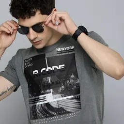 R.Code by The Roadster Life Co. Men Printed T-shirt image 2